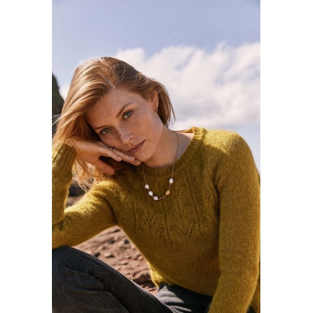 Ninon anise sweater in mohair and alpaca pas cher