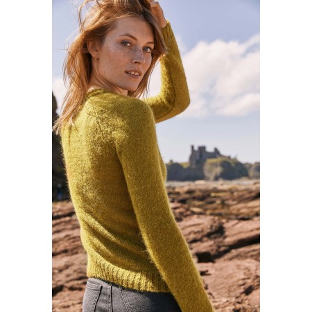 Ninon anise sweater in mohair and alpaca pas cher