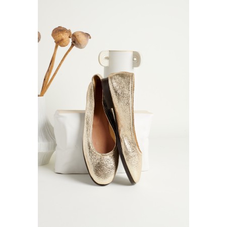 Light gold Severine ballerinas de France