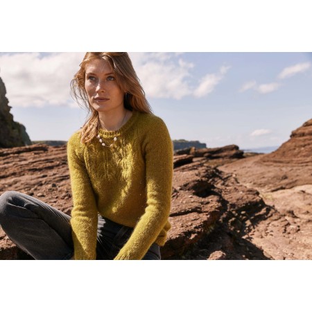 Ninon anise sweater in mohair and alpaca pas cher