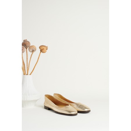 Light gold Severine ballerinas de France