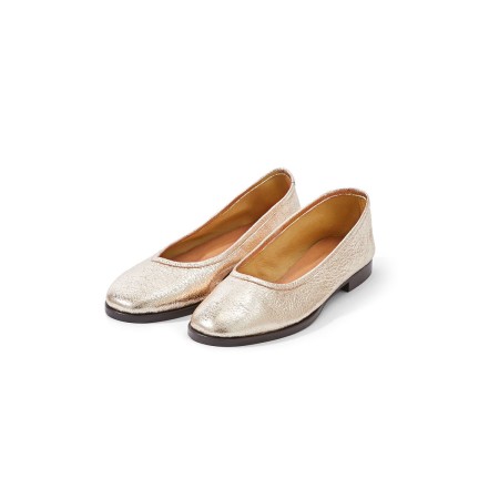 Light gold Severine ballerinas de France