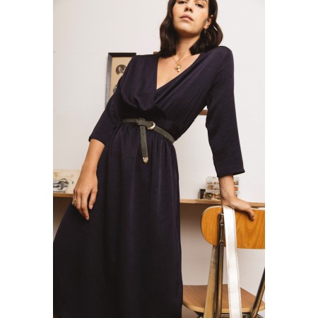 Coletta navy dress pas cher