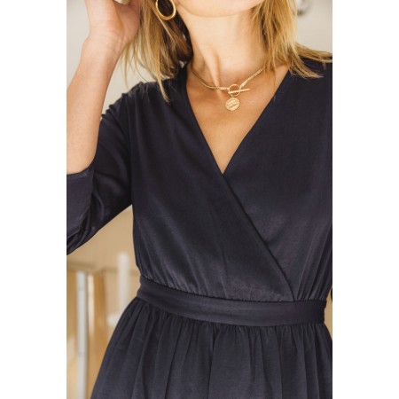 Coletta navy dress pas cher