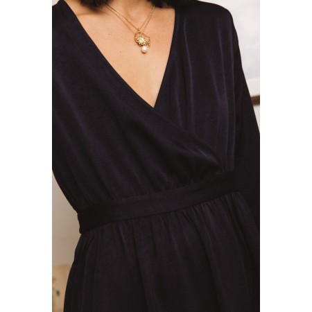 Coletta navy dress pas cher