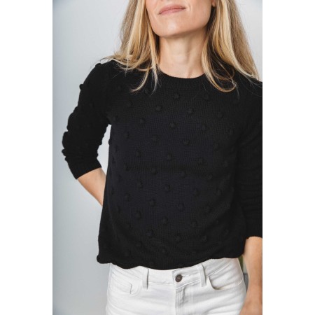 Black Suzette sweater pas cher 