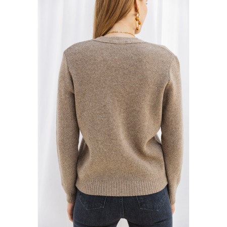 Hilda beige cardigan la livraison gratuite