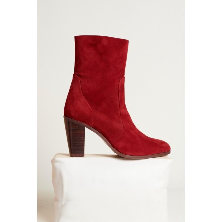 Danielle burgundy boots du meilleur 