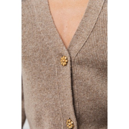 Hilda beige cardigan la livraison gratuite