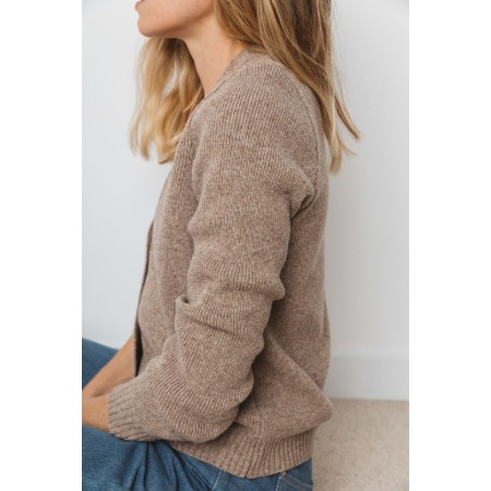 Hilda beige cardigan la livraison gratuite