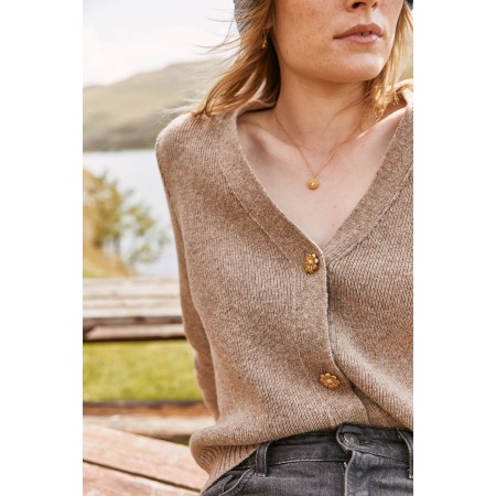 Hilda beige cardigan la livraison gratuite