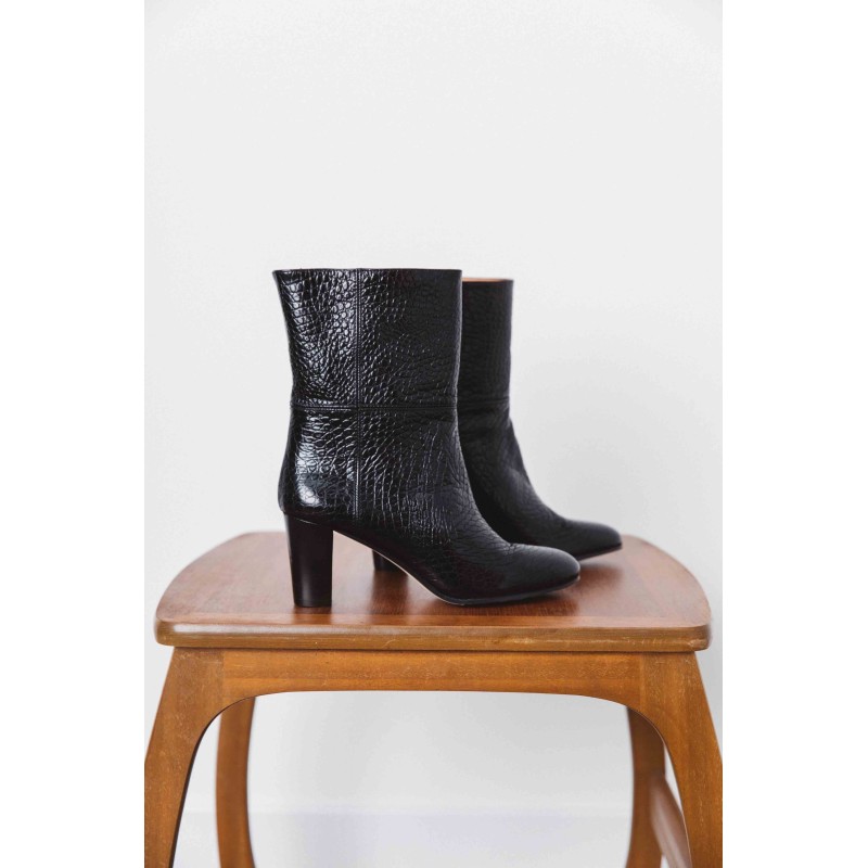 Black Nivia ankle boots Jusqu'à 80% De Réduction