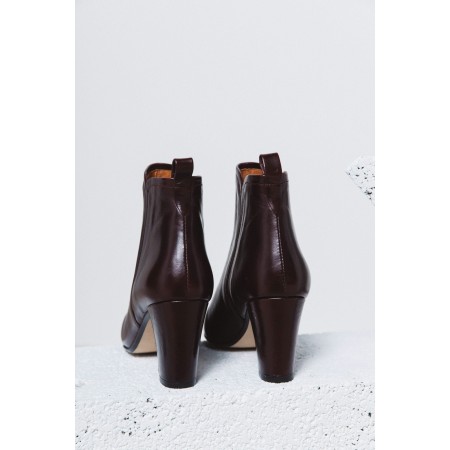 Eline burgundy ankle boots Economisez 