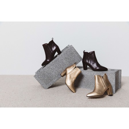 Eline burgundy ankle boots Economisez 