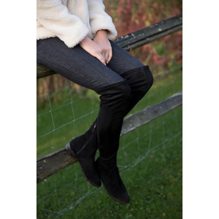 black swanie thigh high boots Les êtres humains sont 