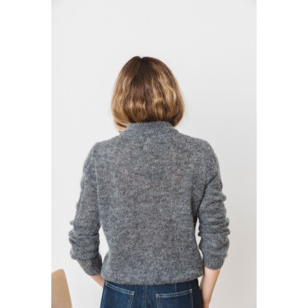 Colombe gray mohair and alpaca jumper suggérées chez