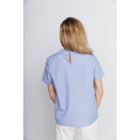 Leonie blue blouse vous aussi creer 