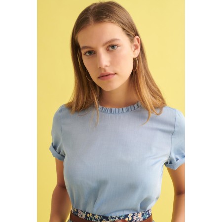 Leonie blue blouse vous aussi creer 