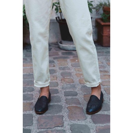 Navy Faustin loafers des créatures d'habitude