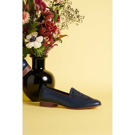 Navy Faustin loafers des créatures d'habitude