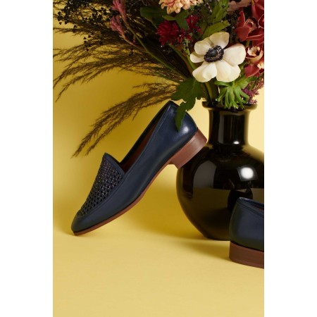 Navy Faustin loafers des créatures d'habitude