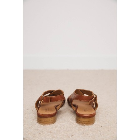 Camel Myriam crossed sandals acheter