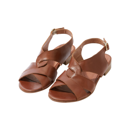 Camel Myriam crossed sandals acheter