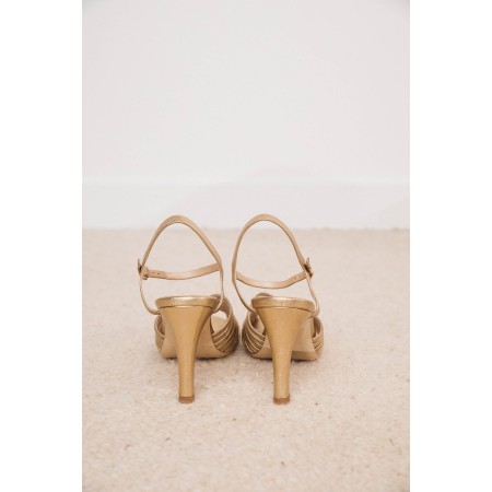 Golden Pepita pumps Jusqu'à 80% De Réduction