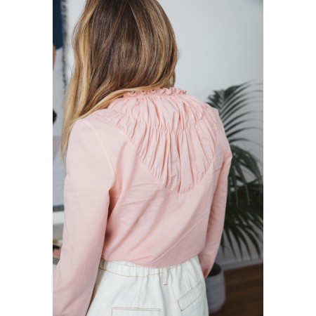 Pale pink Myra shirt pas chere