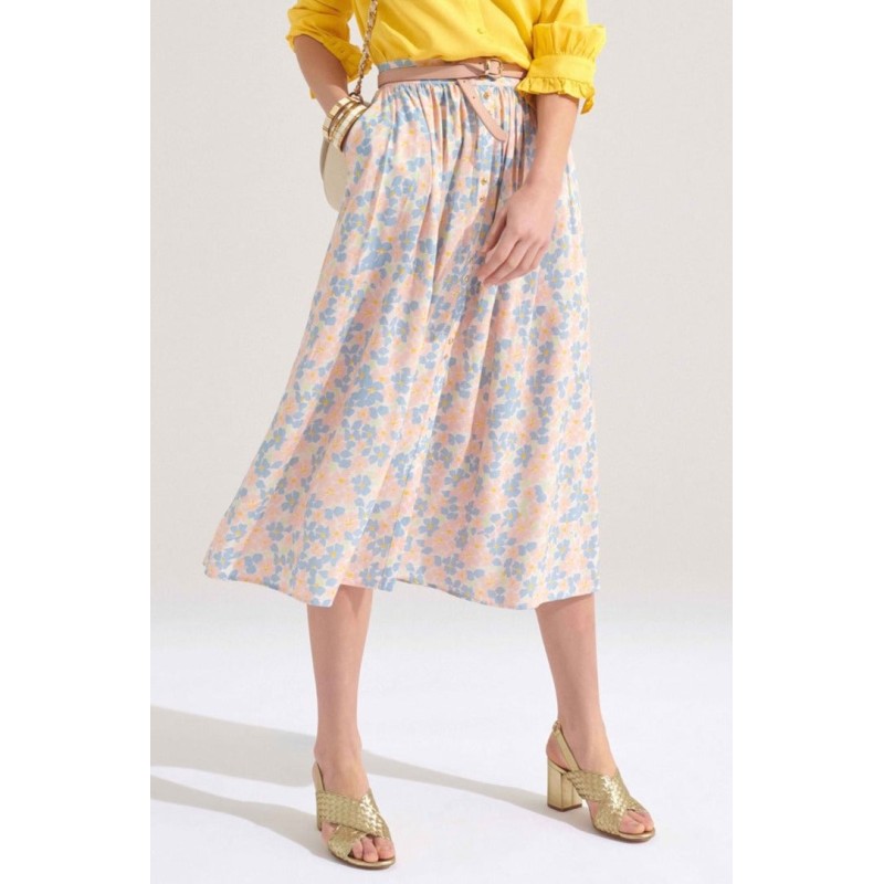 Sally skirt pastel flowers vous aussi creer 