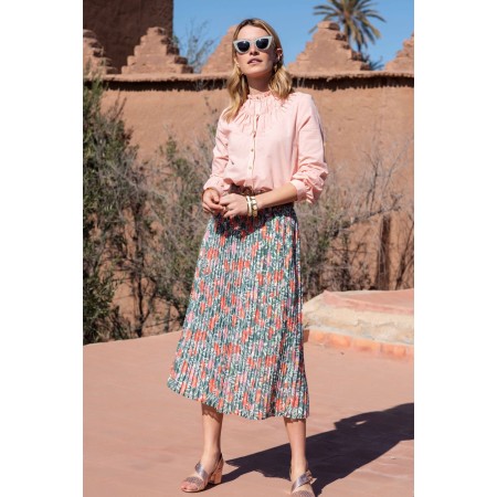 Natasha skirt iridescent flowers vous aussi creer 