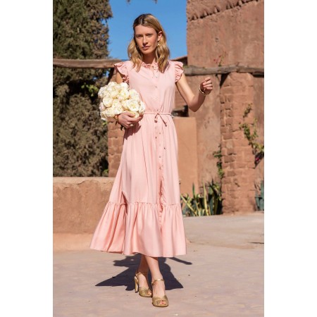 Pastel pink Ella dress Comparez et commandez 