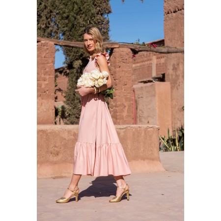 Pastel pink Ella dress Comparez et commandez 