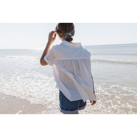 Natural white Adriane shirt livraison gratuite