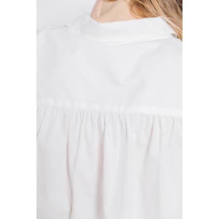 Natural white Adriane shirt livraison gratuite