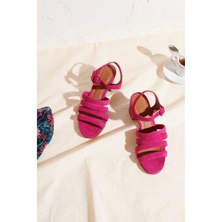 Fuchsia Naurine sandals Toutes les collections ici