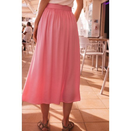 Sally pink satin skirt Le MVP de beaucoup