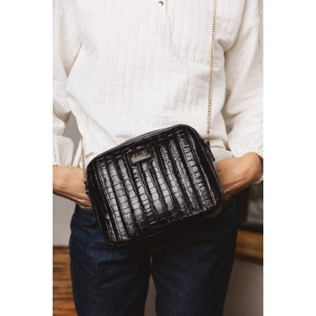 Embossed black Caesar bag 50-70% off 