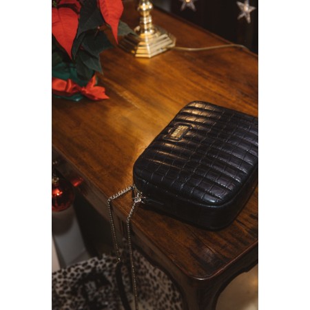 Embossed black Caesar bag 50-70% off 