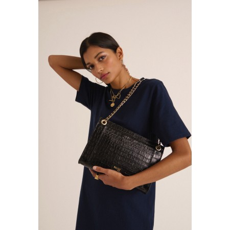 Embossed black rodin bag Le MVP de beaucoup