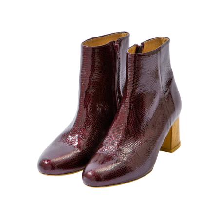 Purple patent Maral ankle boots du meilleur 