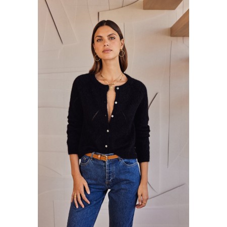 Black Caleb cardigan 50% de réduction en Octobre 2024