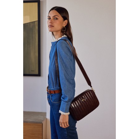 Leopoldine blue shirt basket pas cher