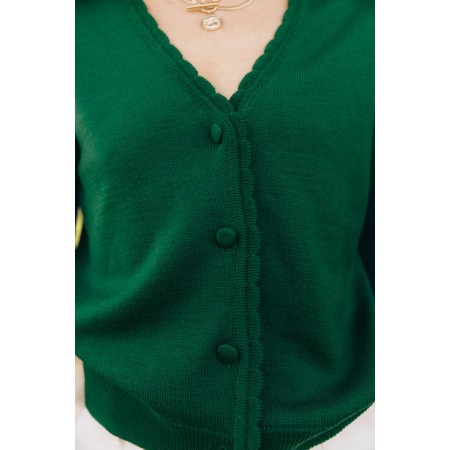 Izia green cardigan Faites des économies