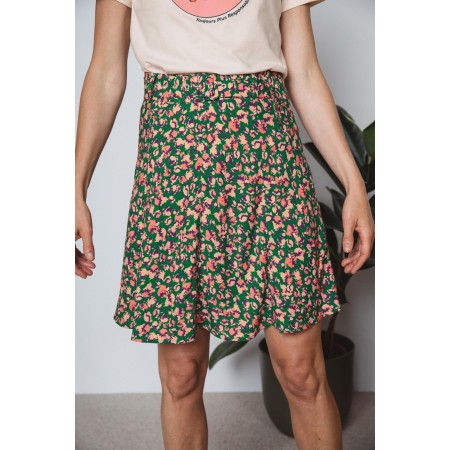 Brush print Alia skirt Pour