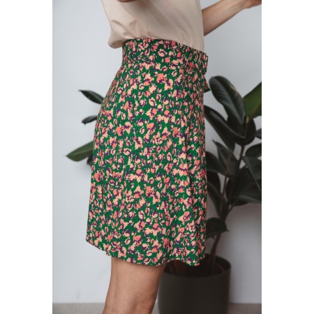 Brush print Alia skirt Pour