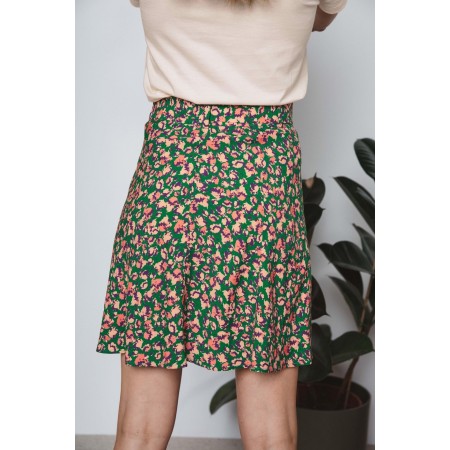 Brush print Alia skirt Pour