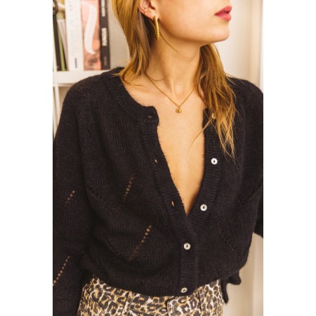 Black Caleb cardigan 50% de réduction en Octobre 2024