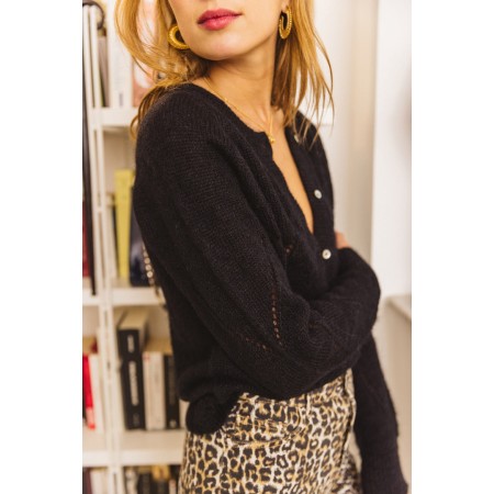 Black Caleb cardigan 50% de réduction en Octobre 2024