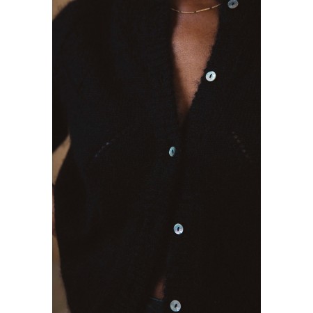 Black Caleb cardigan 50% de réduction en Octobre 2024